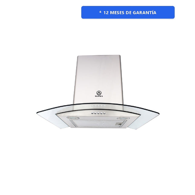 Campana extractora Supra CC-60 decorativa de pared de acero inoxidable