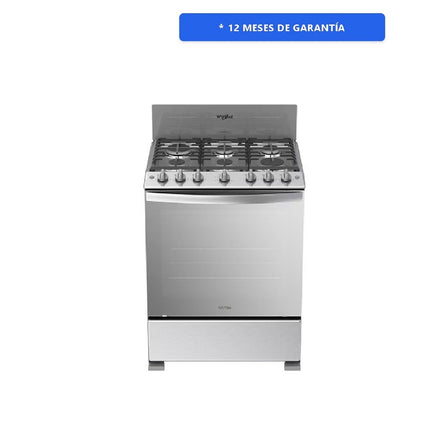 Estufa Whirlpool WFR3000S 30 Pulgadas Acero Inox