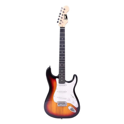 Pack Guitar Star Amplificador Mitzu KAG-2001 para guitarra 6.5 con BOOTS 25W RMS + Guitarra Electrica KGE-3902 STRATOCASTER 39 de Madera