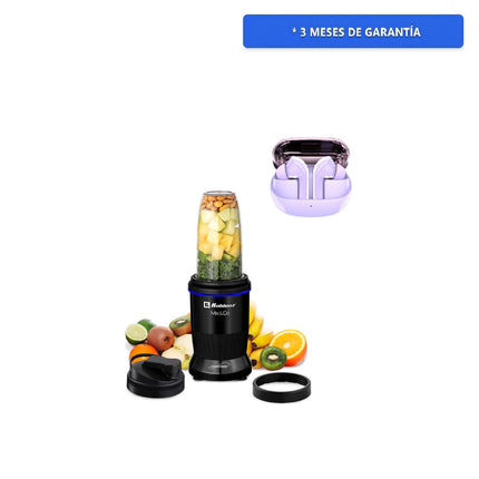 Nutri Procesador Koblenz ENS DE BKM 800 1000w Mix & Go + Audifonos de regalo