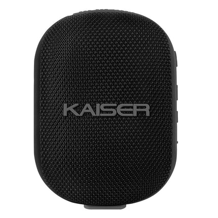 Bocina Kaiser KBL 3002BK portátil recargable Bluetooth® 15 W RMS IPX5, negro
