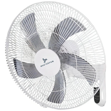 Ventilador Pared Masterfan VDMUSLBL18 18'' Control Blanco Metal 5 45 Cm 60hz Blanco