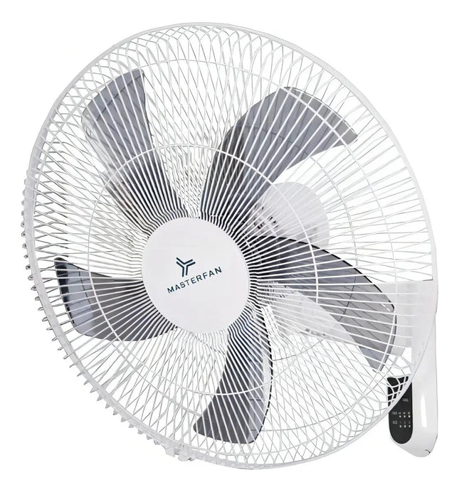 Ventilador Pared Masterfan VDMUSLBL18 18'' Control Blanco Metal 5 45 Cm 60hz Blanco