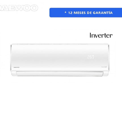 Paquete Aire Minisplit Daewoo Clima EBDIH101G Frío / Calor Inverter 110 12,000btus (1 Tonelada) + Ventilador de Piso MAN FREAL 2020 3 Vel Plastico Alto Impacto