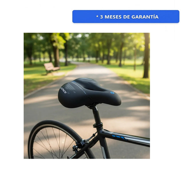 Asiento Sillin Bicicleta Cojín Suave, Impermeable, Prostátic