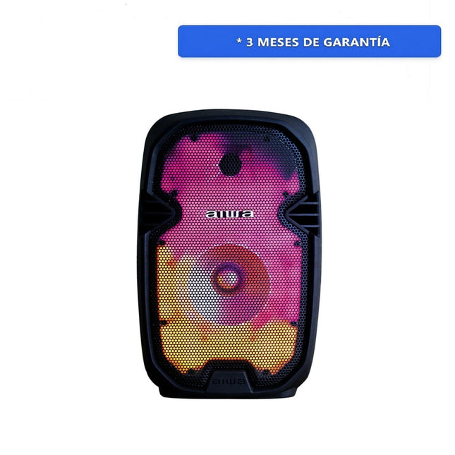 Bafle Bocina Recargable Aiwa AWSPO8TWL 8" 300W PMPO LED