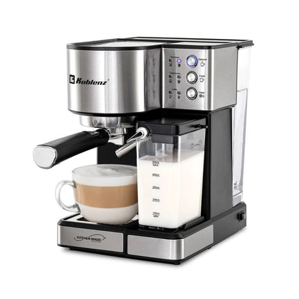 COMBO DOBLE Cafetera Koblenz Espresso & Latte CKM-1350 IN 1350W + Bateria Tramontina 27899483 Rojo 13 pz