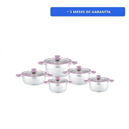 Bateria Perla Rebeca R011RS de 10 pzas
