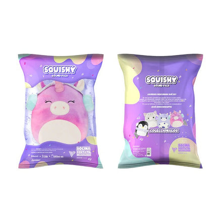 ISP-SQUISHY PELUCHE CON BOCINA PORTÁTIL INCORPORADA UNICORNIO