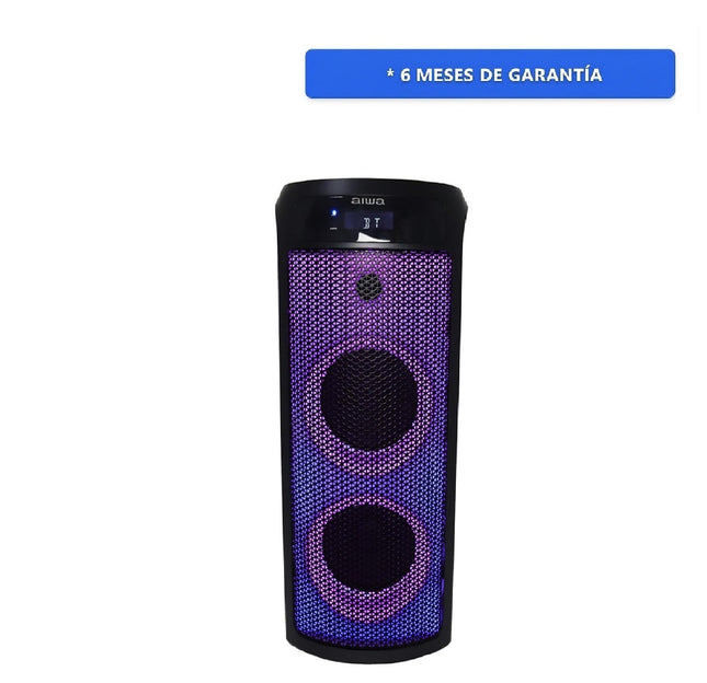 Bocina Aiwa AWPOK7D Bocina Bluetooth 300W, Negro