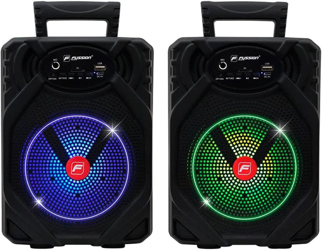 Juego De 2 Bafles Fussion PBS-65015 Recargables 6.5" Bluetooth