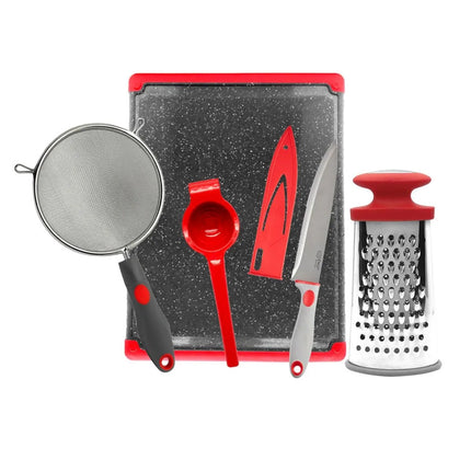 Set Arma tu Cocina Ekco 70010392  Evolution con 5 Utensilios de Cocina