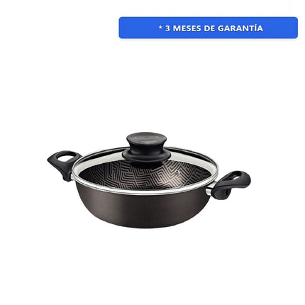Arrocera Tramontina 28517624 Paris en Aluminio Tapa de Vidrio 24 cm 2,8 L