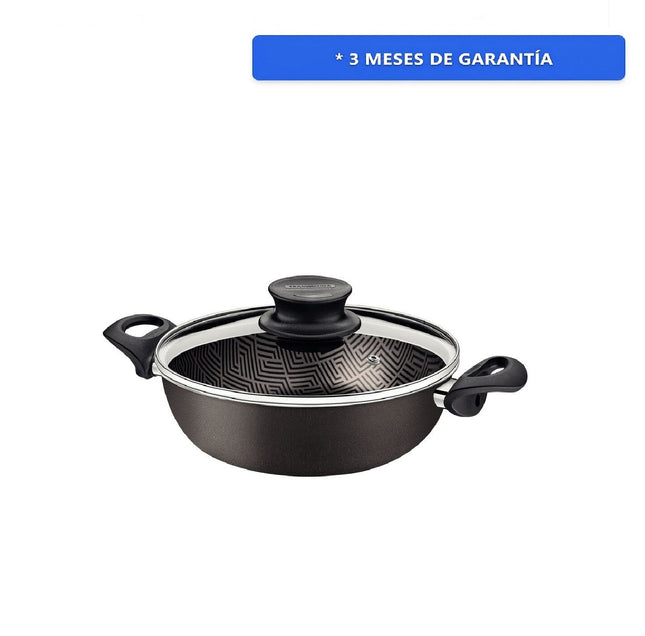 Arrocera Tramontina 28517624 Paris en Aluminio Tapa de Vidrio 24 cm 2,8 L