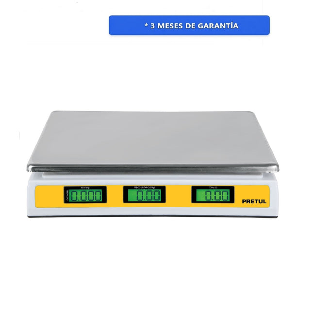 Báscula electrónica Pretul Truper BASE-40P multifunciones 40 kg