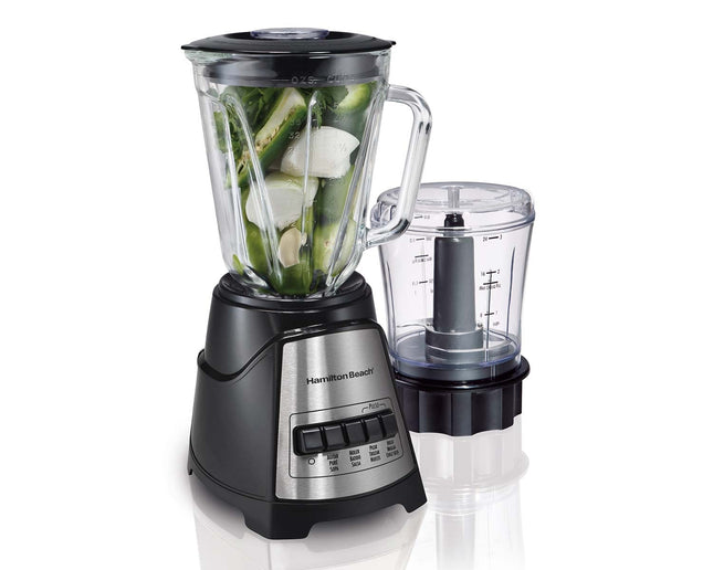 Licuadora Power Elite Hamilton Beach 58149J/G con Picador 2 en 1, 12 Funciones 1.25 Litros