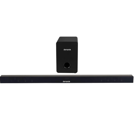 Barra de Sonido AIWA AWSBH1W-W con Subwoofer de 2.1 Canales Wireless 120W