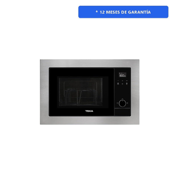 Horno de Microondas TEKA MS 620 BIS 110V.Acero inoxidable con antihuella 18 L netos.Grill de quarzo