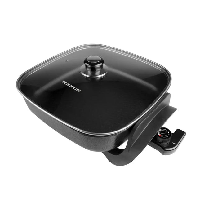 Sartén Eléctrico Taurus ODISEO SART C/ Antiadherente, Termostato 1500W Negro