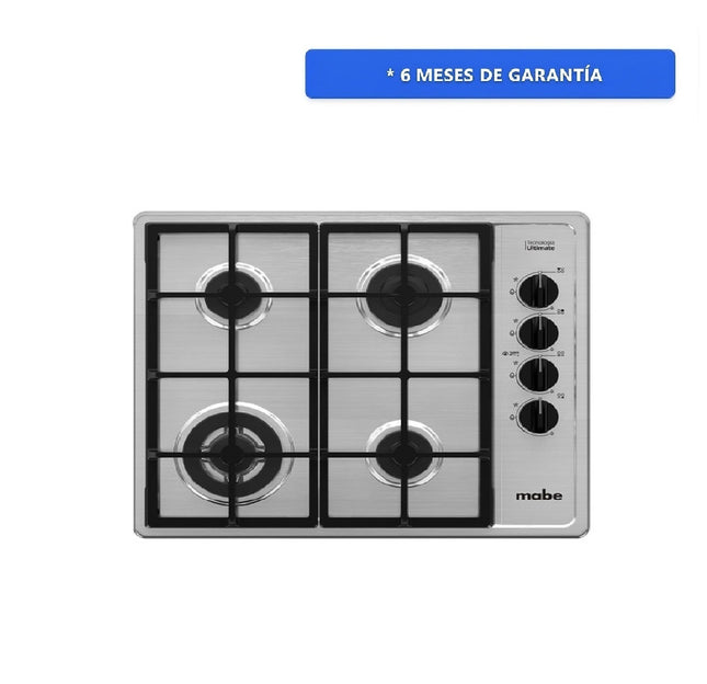 Parrilla a gas Mabe PMI6055PF0 60 cm Inox