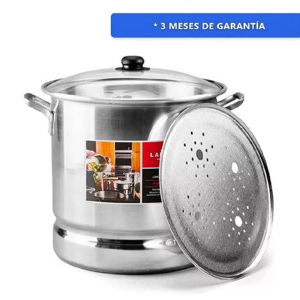 Vaporera de Aluminio Lamex de 50L