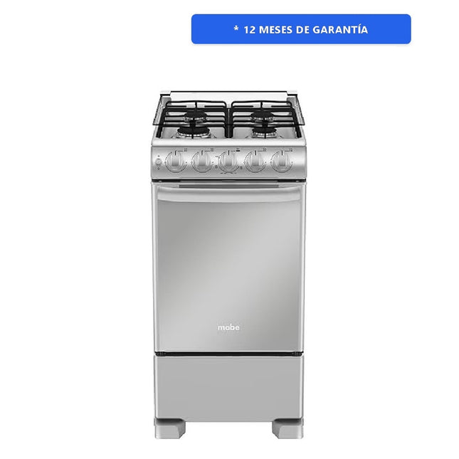 Estufa de Piso Mabe EM5045CAIS1  50 cm (20 pulgadas) Plata Mercury
