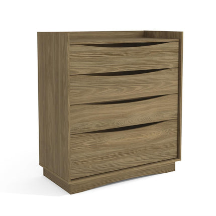 COMODA KAPPESBERG M260 NG COM DE 101X91X45 CM CON 4 CAJONES COLOR NOGUEIRA