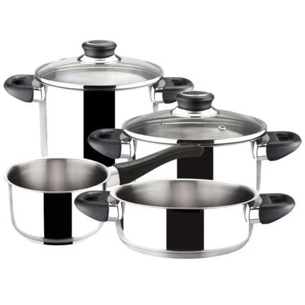 Batería Royal Magefesa 01BXROYAL06 de 6 Piezas Acero Inoxidable
