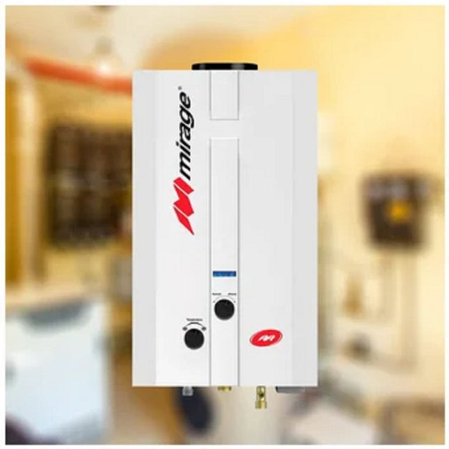 Calentador Mirage Flux 1 servicio de agua MBF06ED Blanco Gas LP