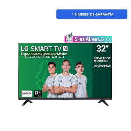 Pantalla LG 32LR600BPSC de 32 pulgadas SMART TV HD WEBOS AI