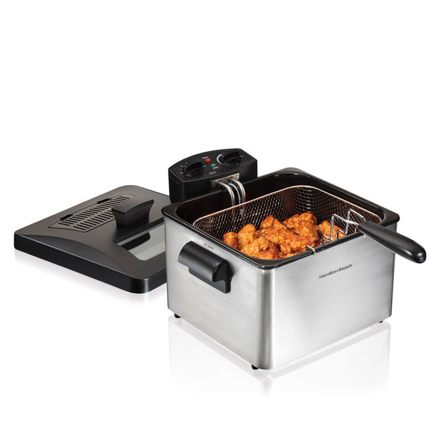 Freidora de Aceite Hamilton Beach 1800 W 4.7 L INOX