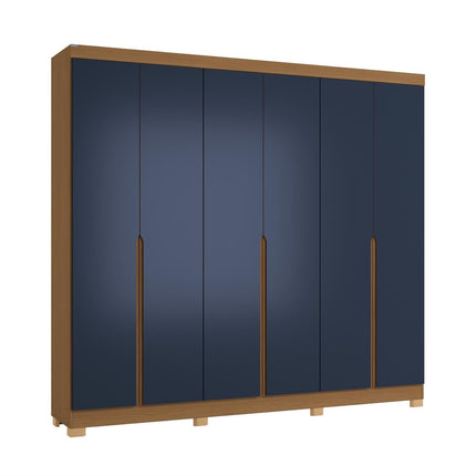 ROPERO KAPPESBERG CB02R582C NAZ DE 223 X 242 X 47CM CANELA AZUL PROFUNDO