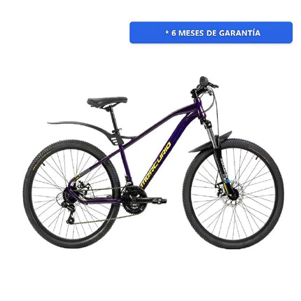 Bicicleta De Montaña Mercurio Kaizer R26'' Color Purpura 21v Violeta Oscuro