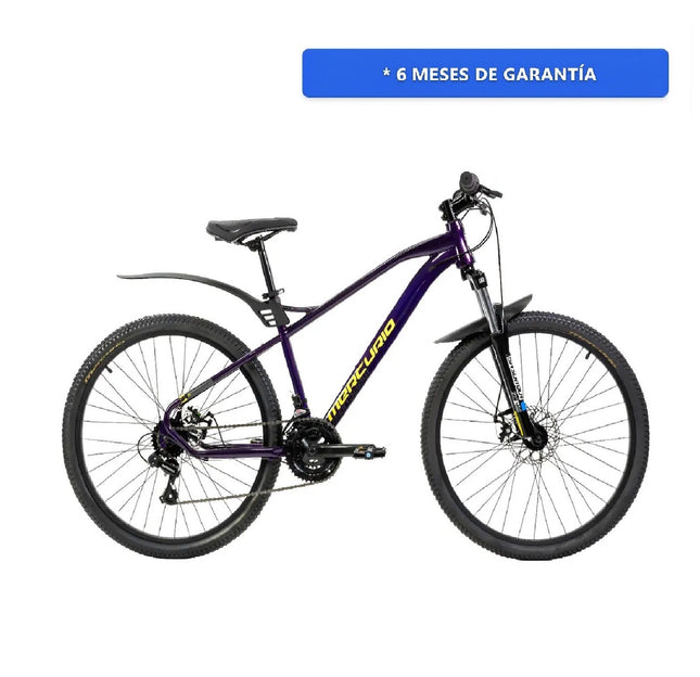 Bicicleta De Montaña Mercurio Kaizer R26'' Color Purpura 21v Violeta Oscuro