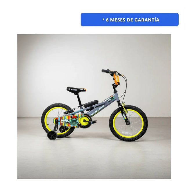 Bicicleta Mercurio Hertz Bocina Con Bluetooth Rodada 16