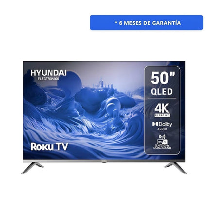 Pantalla Hyundai HYLED5026QR 50" Smart TV 4K UHD Roku