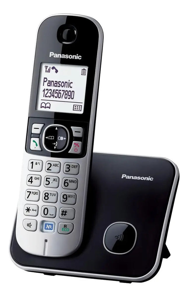 Teléfono Panasonic KX-TG6811MEB inalámbrico Negro Plateado