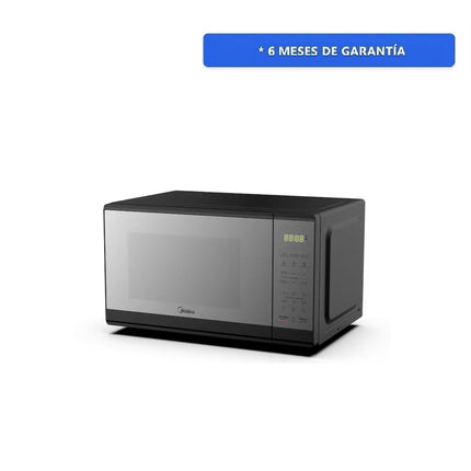 Horno de Microondas Midea MMDF07S2MB  .7 Pies Gris Puerta Acabado Espejo