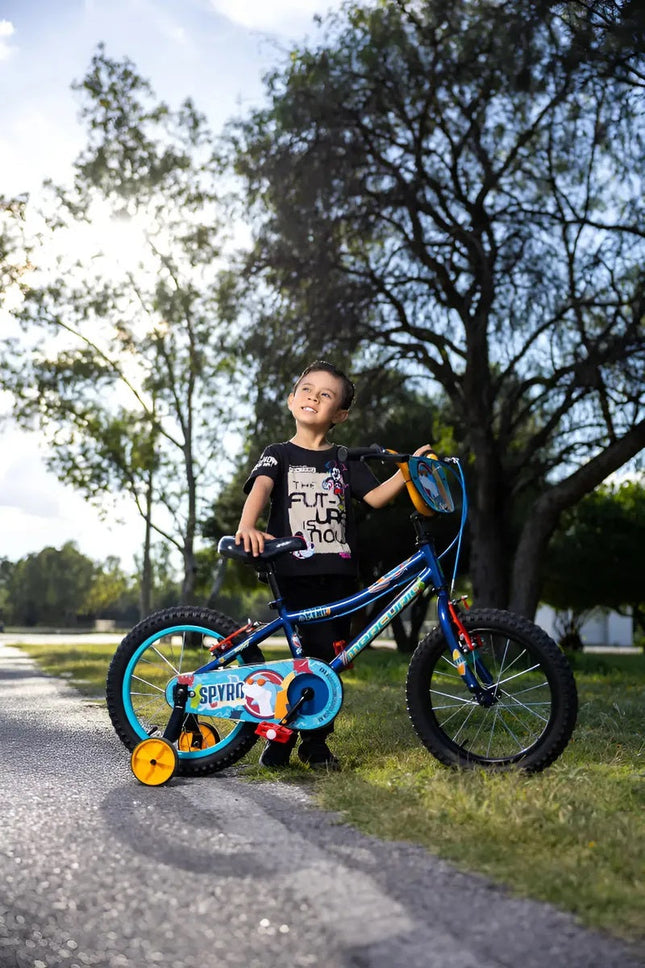 Bicicleta Infantil Mercurio Spyro R16'' 1v Azul Marino