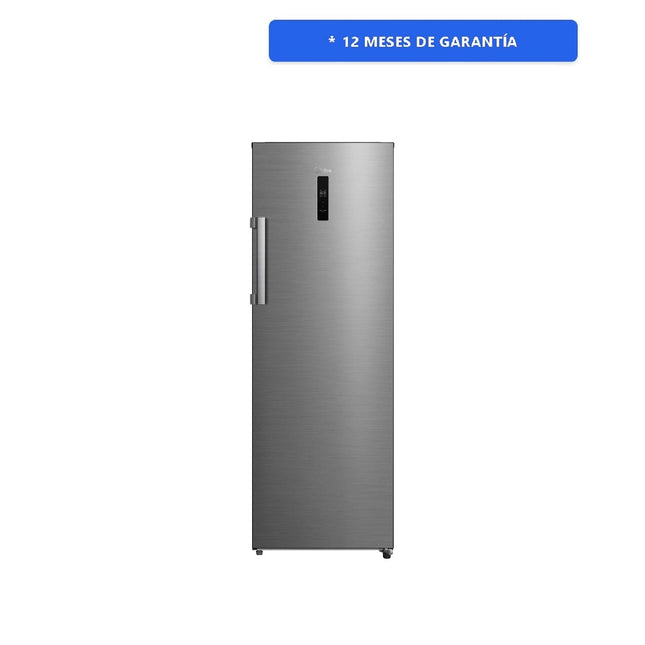 Congelador Midea MDRU333FEM46D Vertical Inverter Quattro Bru Steel 9 Pies Cúbicos