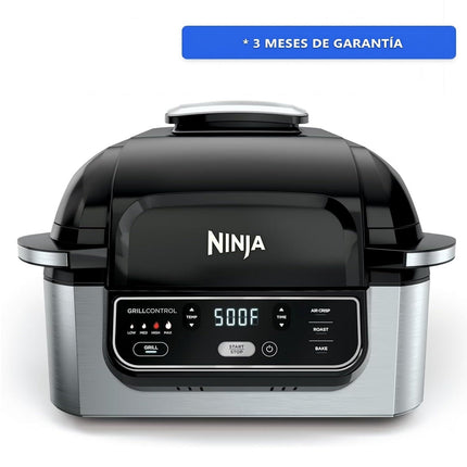 Parrilla eléctrica Ninja AG300 para interiores 4 en 1, Foodi