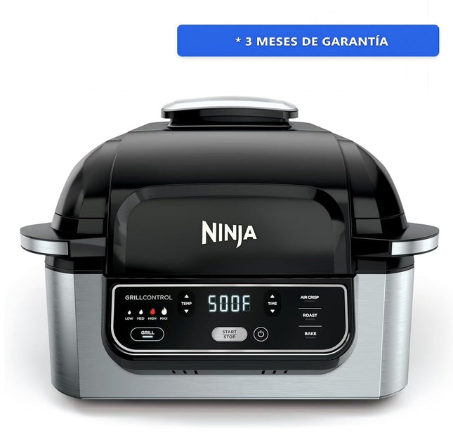 Parrilla eléctrica Ninja AG300 para interiores 4 en 1, Foodi