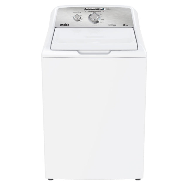 Lavadora Mabe LMA78112CBAB0Aqua Saver Green 18 kg Blanca