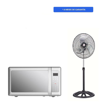 Horno de microondas Winia KOS-63MHSA de 0.7 + Ventilador De Pedestal Mytek 3397 Parrilla/aspas Metal 18''