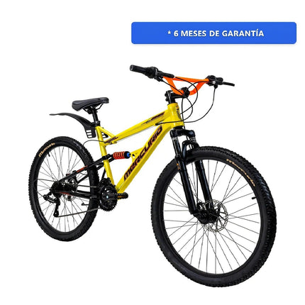 Bicicleta Mercurio Kaizer Dh 21 Velocidades Rodada 26 Color Lima