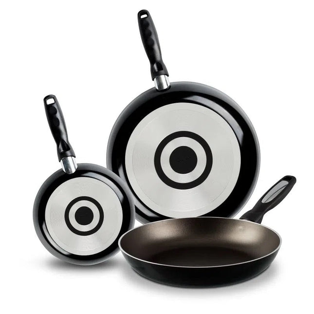 3 Pack de Sartenes Ekco 3 PACK NEGRO Trendy Blue Aluminio con Duraflon