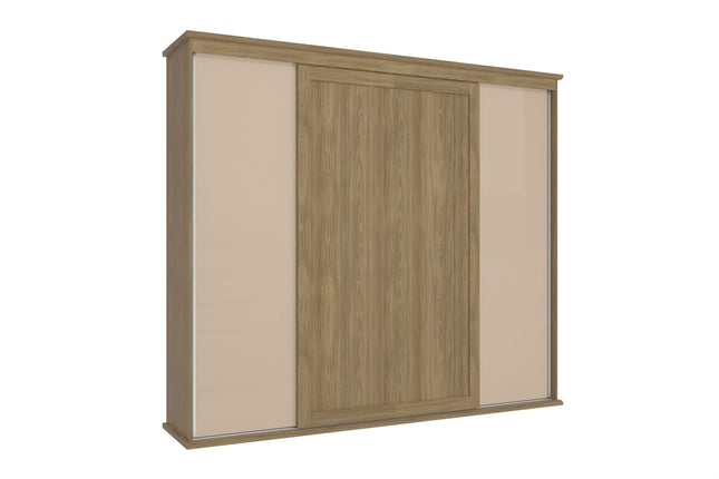 ROPERO KAPPESBERG N565 NGMC RO DE 229X265X58 CM COLOR NOGUEIRA MACADAMIA