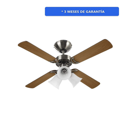 VENTILADOR MASTERFAN VDOPCLLA42  42" DE TECHO OPORTO C/LUZ LATON ANTIGUO
