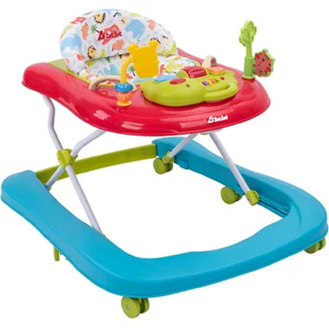 Andadera D´Bebe Andadera y Caminadora Jungle 2 en 1 roja