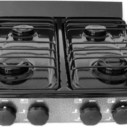 Parrilla de gas Super Flama 4Q-G 4 quemadores con cubierta porcelanizada Gris